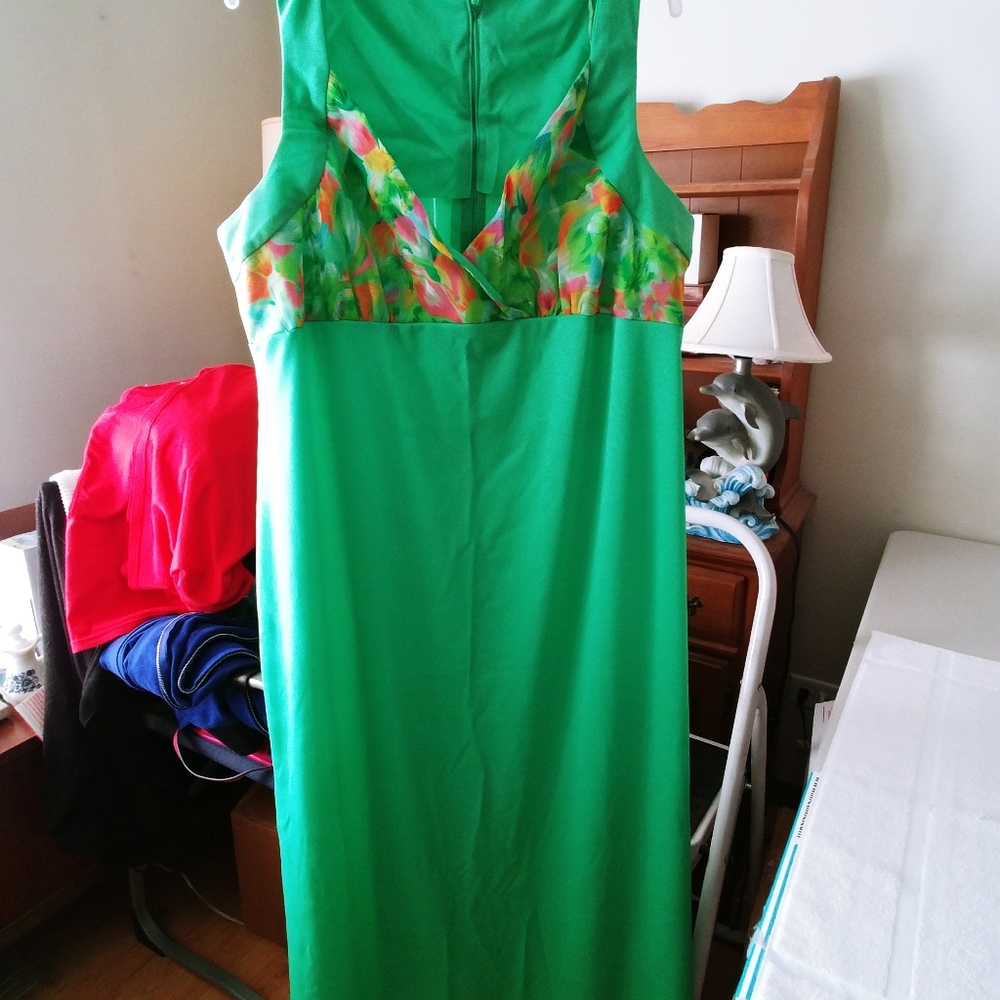 long sleeveless dress